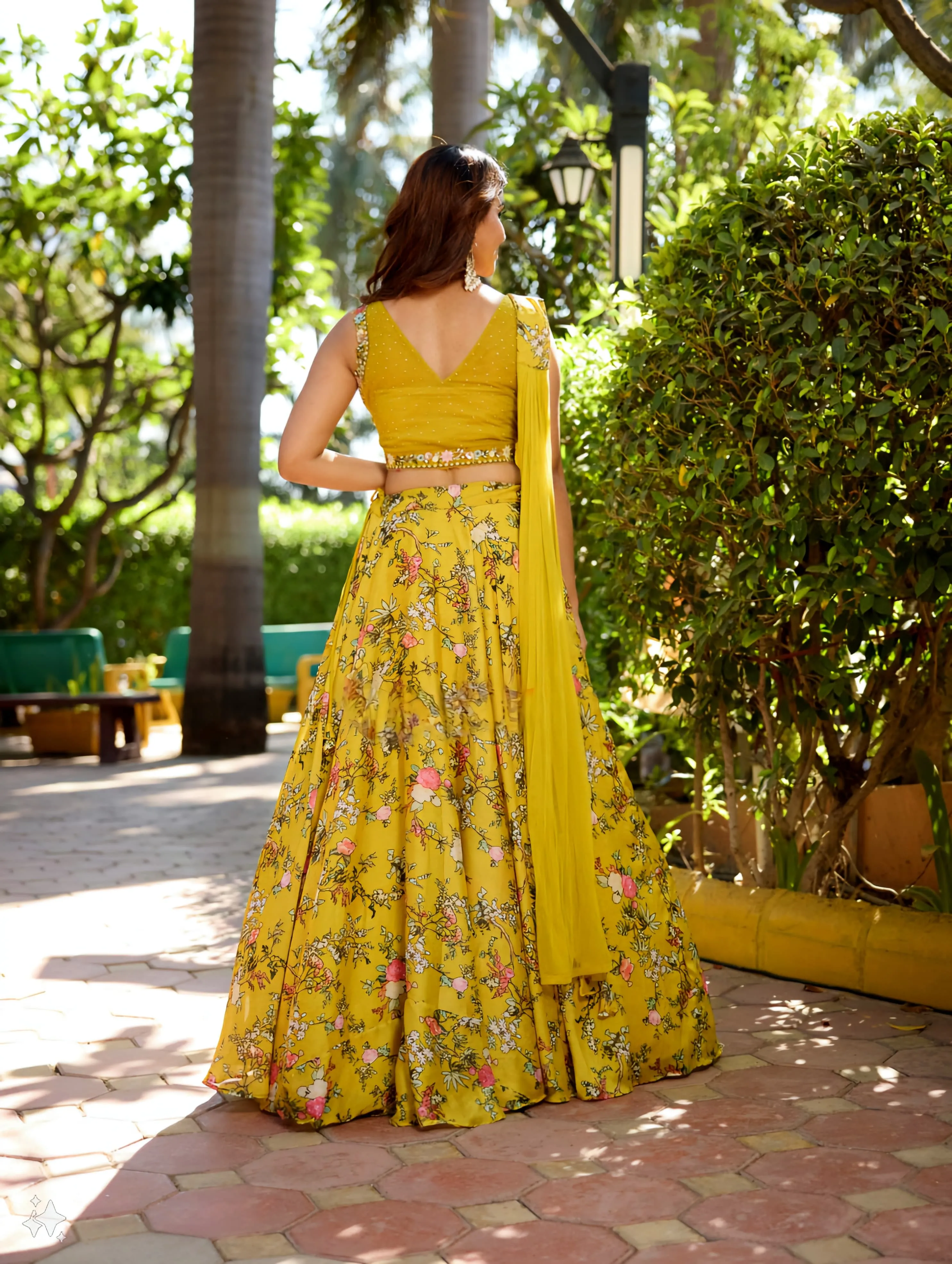 Designer Indo Western Diviader Set with Embroidery & Net Jacket