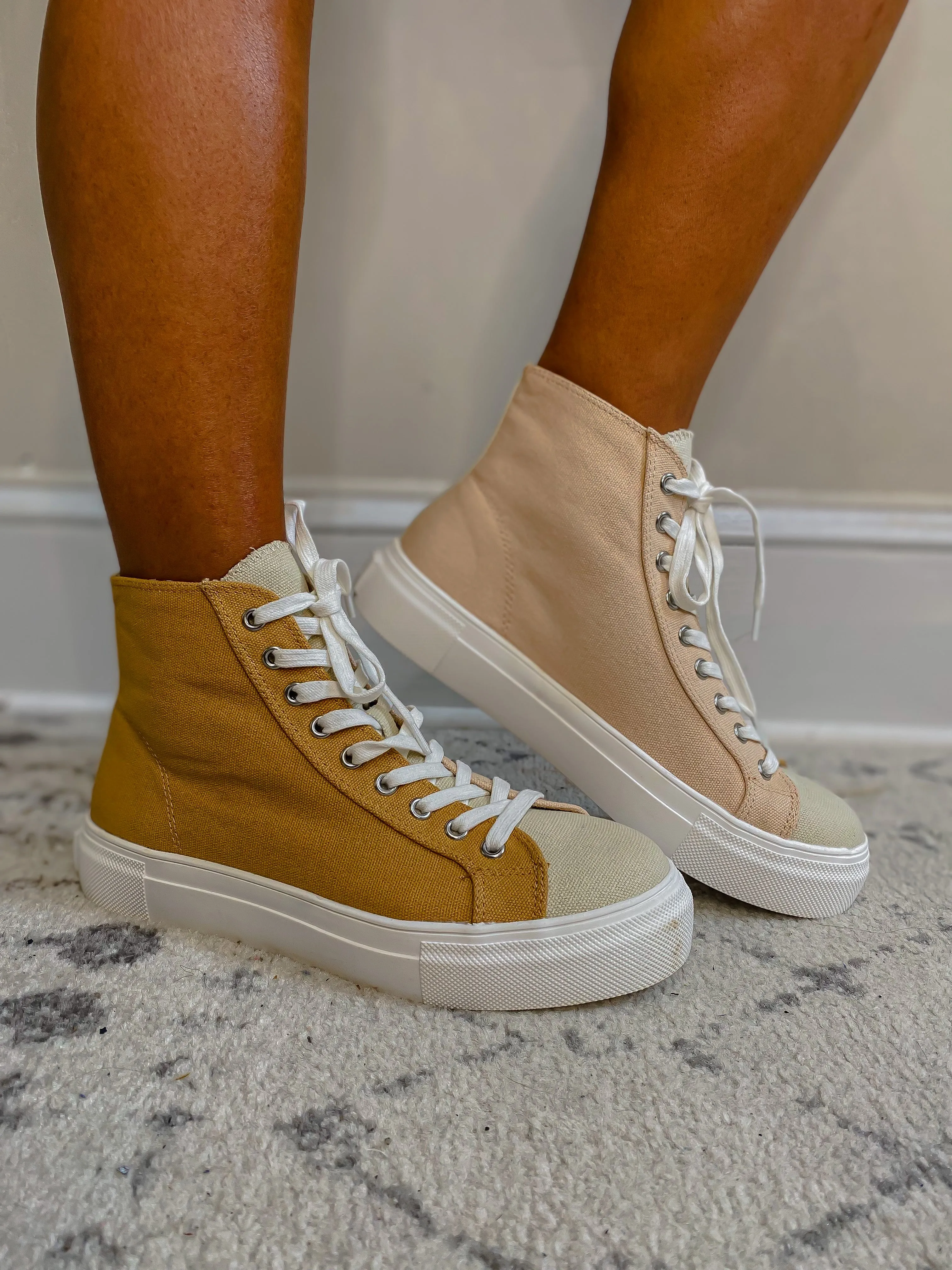 Matisse Shea Natural Multi High Top Sneaker