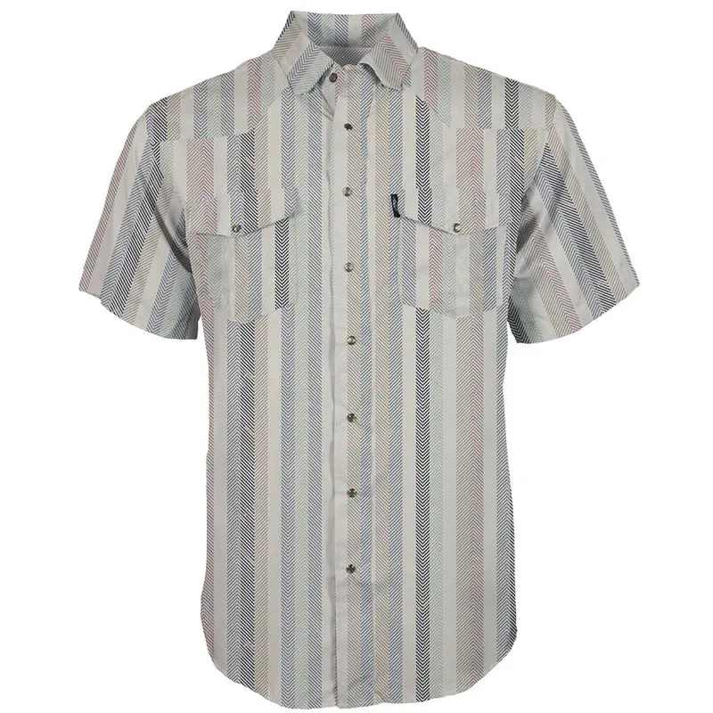 Men's Hooey Pattern Pearl Snap Shirt HT1861CRST