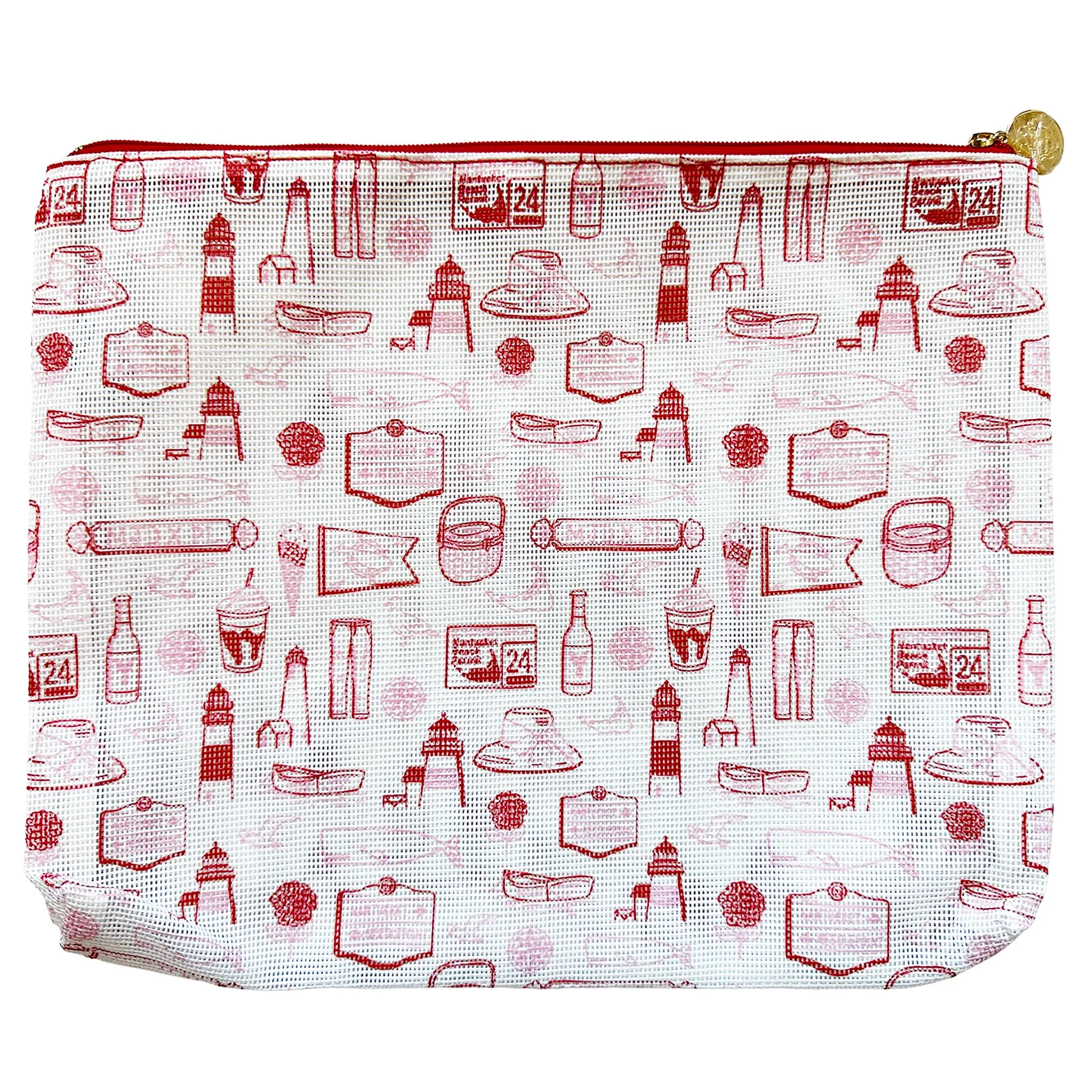 Nantucket Print Stitchable Nylon Bag