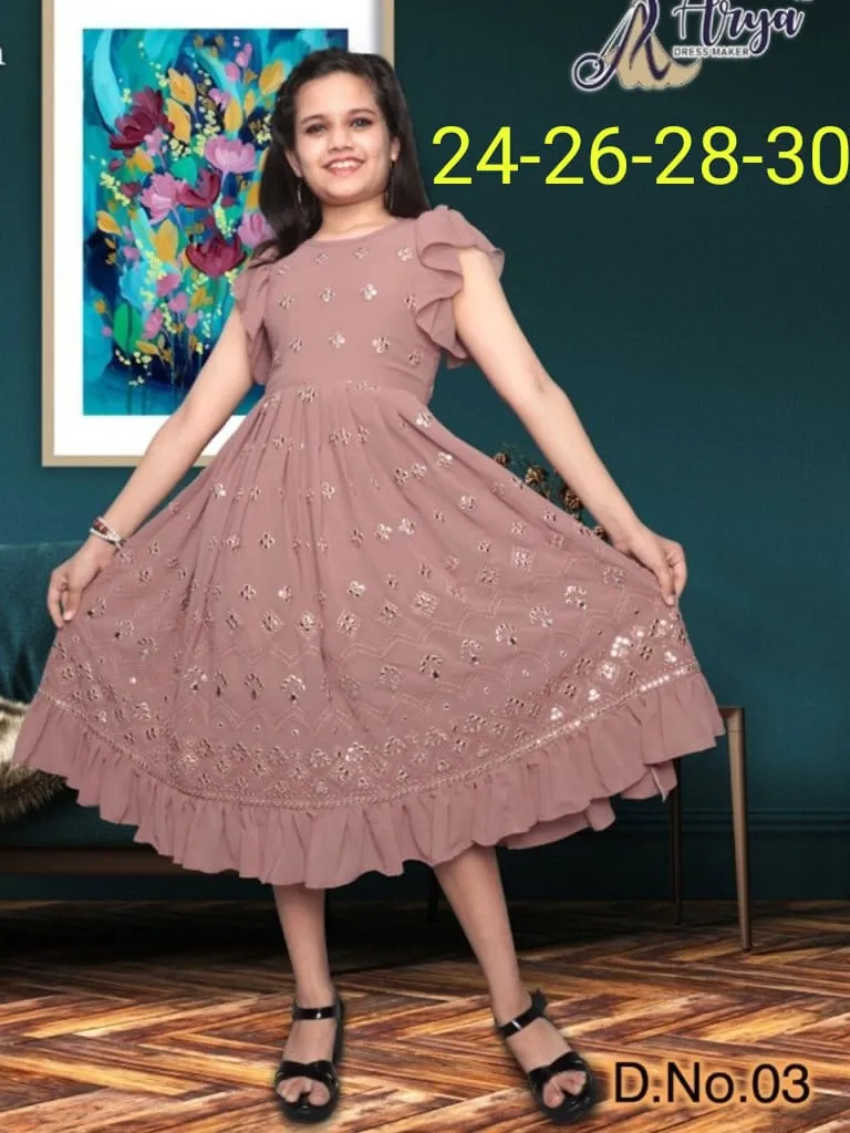 Party Wear Kids Western Dress