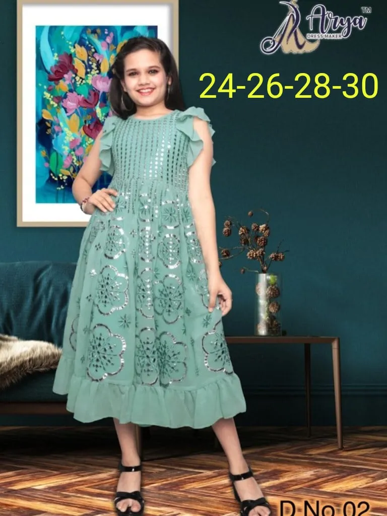 Party Wear Kids Western Dress