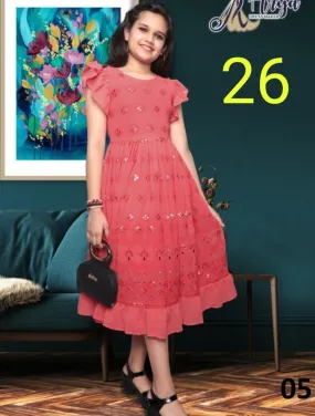 Party Wear Kids Western Dress