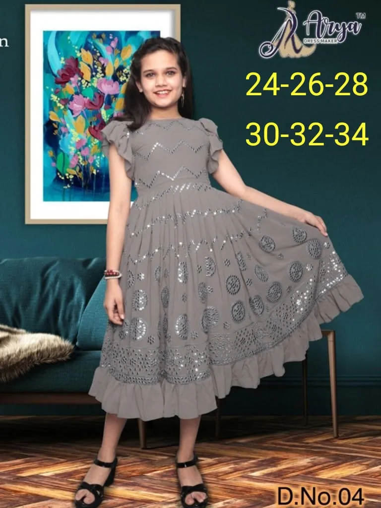 Party Wear Kids Western Dress