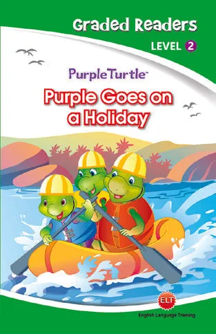 Purple Turtle - PURPLE GOES ON A HOLIDAY | Story book for Kids Ages 4-5