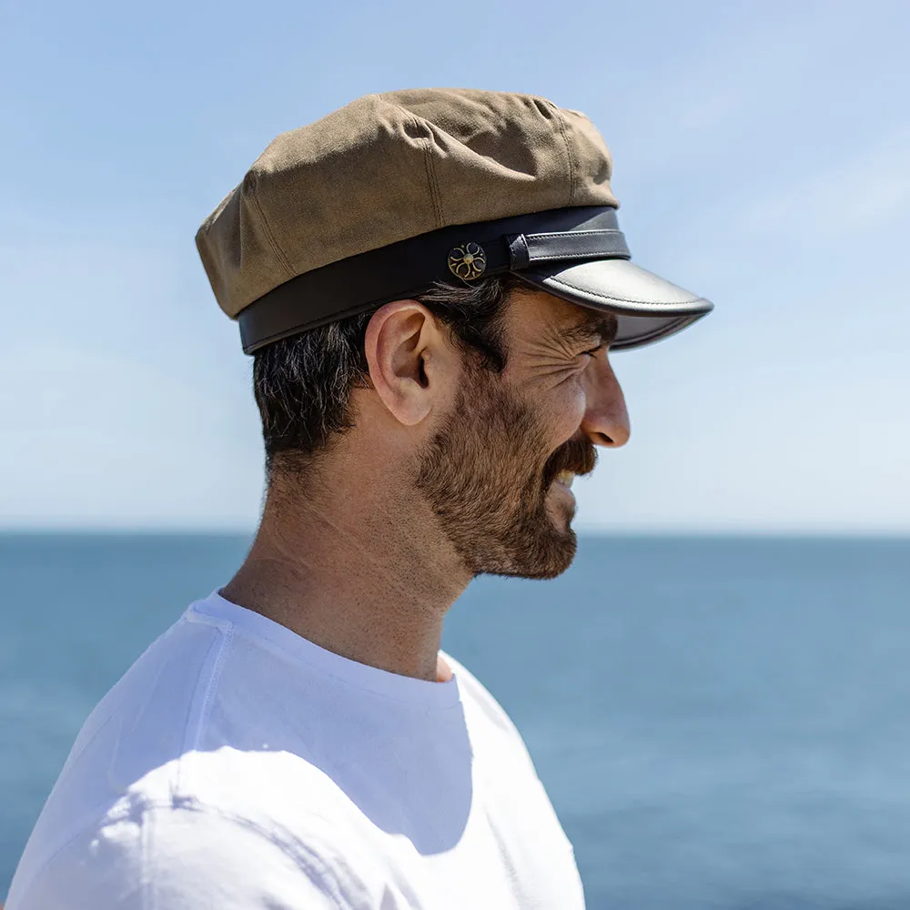 Rebel Motorcycle Cap - British Tan Wholesale