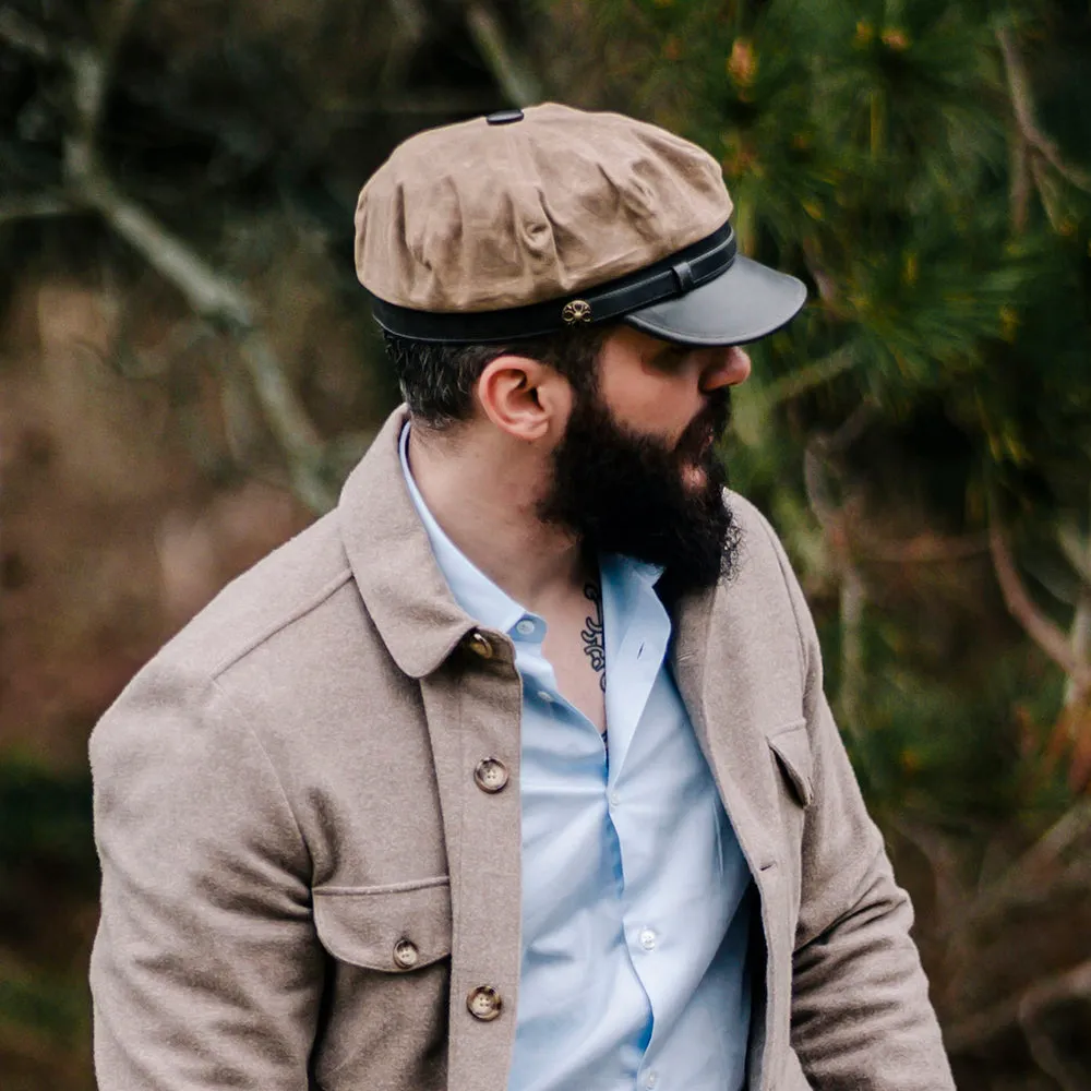 Rebel Motorcycle Cap - British Tan Wholesale