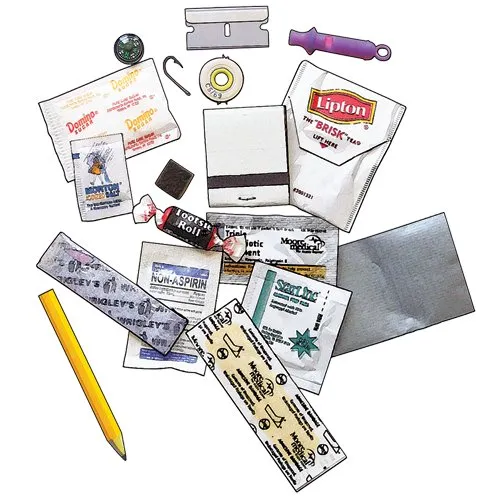 Survival Kit in a Sardine Can